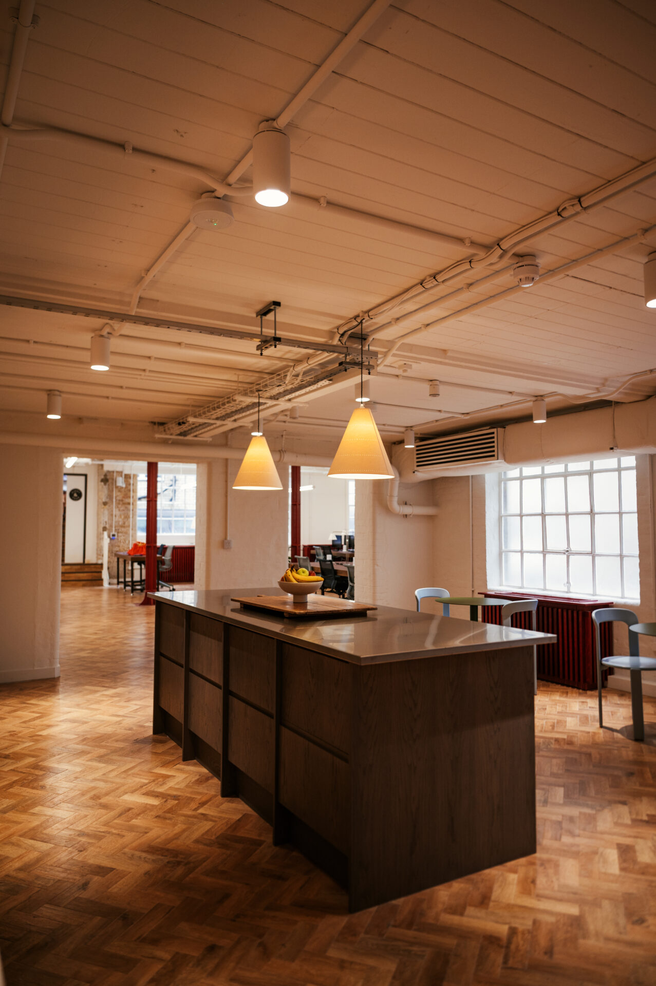 eight&four lights office kitchen